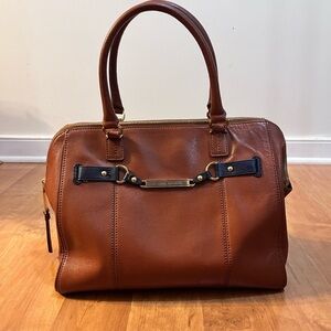 Tommy Hilfiger Brown Leather Handbag